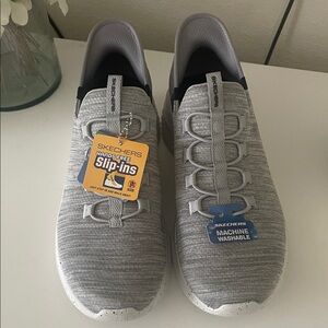 Skechers Men's Gray Slip-Ins Sneakers